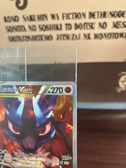 Pokemon TCG Sword & Shield SWSH291 Lucario VSTAR SEALED Promo Card - Image 3
