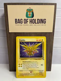 Zapdos - 30/62 - Fossil Unlimited - Pokemon Card - HP - Image 1