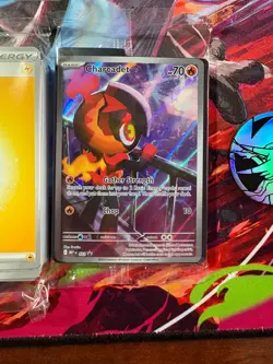 Opened Phantasmal Flames ETB Elite Trainer Box w/Promo Card, Sleeves, Coin, Dice - Image 2