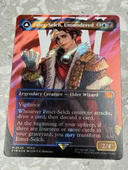 Emet-Selch, Unsundered (Borderless) (Surge Foil) #539 MTG Final Fantasy FIN NM - Image 2