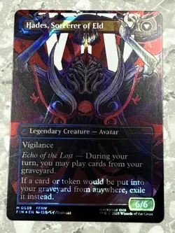 Emet-Selch, Unsundered (Borderless) (Surge Foil) #539 MTG Final Fantasy FIN NM - Image 3
