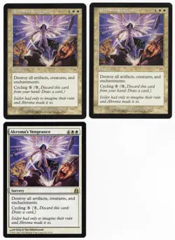 Akroma's Vengeance x3 3x Various Sets White Rare Sorcery MTG NM AZ1 - Image 1
