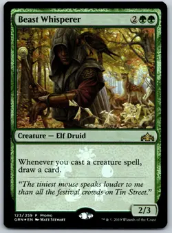 Beast Whisperer Foil R Guilds of Ravnica 123 NM - Image 1