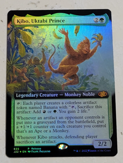 Magic The Gathering- Kibo, Uktabi Prince -Extended Art Foil- Release Promo - Image 1