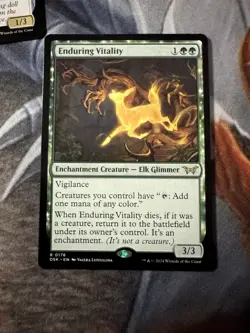 Enduring Vitality DSK Duskmourn MTG 176 RARE M/NM - Image 1