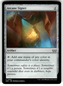 Arcane Signet Commander: Duskmourn House Of Horror Magic NM - Image 1
