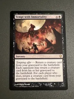 MTG Tempt with Immortality Commander 2013 95/356 Regular Rare - Image 1