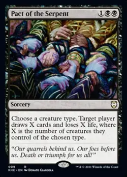 Pact of the Serpent Kaldheim Commander NM MTG - Image 1