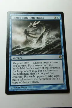MTG Tempt with Reflections x1- -Commander 2013-Lightly Played - Image 1