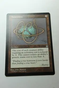 MTG Heartstone x1- -Stronghold-Lightly Played - Image 1