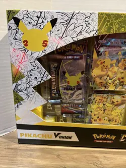 Pokemon Celebrations Special Collection Pikachu V-UNION Factory Sealed 2021 - Image 2