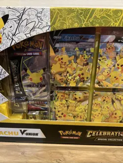 Pokemon Celebrations Special Collection Pikachu V-UNION Factory Sealed 2021 - Image 3