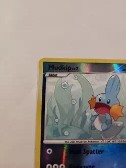 Mudkip Pokemon TCG Great Encounters Reverse Holofoil Foil Common Card # 80/106 - Image 2