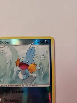 Mudkip Pokemon TCG Great Encounters Reverse Holofoil Foil Common Card # 80/106 - Image 3