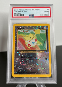 Pokemon 2001 PSA 9 Togepi Holo Southern Islands Promo 4/18 Card - Image 1