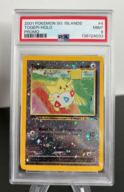 Pokemon 2001 PSA 9 Togepi Holo Southern Islands Promo 4/18 Card - Image 2