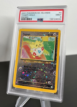 Pokemon 2001 PSA 9 Togepi Holo Southern Islands Promo 4/18 Card - Image 3