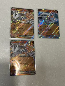 LOT OF 3 RESHIRAM EX WHITE FLARE POKEMON STAMPED PROMO ULTRA RARE Mint - Image 1