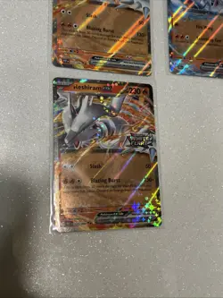 LOT OF 3 RESHIRAM EX WHITE FLARE POKEMON STAMPED PROMO ULTRA RARE Mint - Image 2