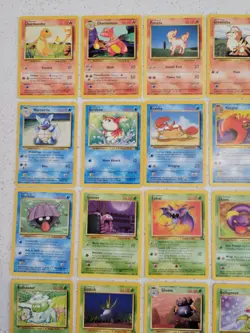 Vintage Pokemon Card Lot of 36 - Base Set Jungle Fossil WOTC 1999 LP/NM - Image 2
