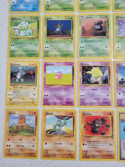 Vintage Pokemon Card Lot of 36 - Base Set Jungle Fossil WOTC 1999 LP/NM - Image 4