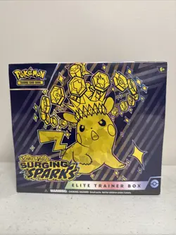 Pokemon Scarlet & Violet Surging Sparks Elite Trainer Box ETB Factory Sealed - Image 1
