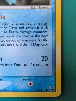 2005 Pokemon EX Delta Species Ditto Squirtle #64/113 MP - Image 4