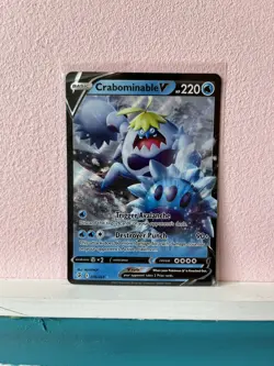 Pokemon TCG Crabominable V Fusion Strike 076/264 Holo Ultra Rare - Image 1