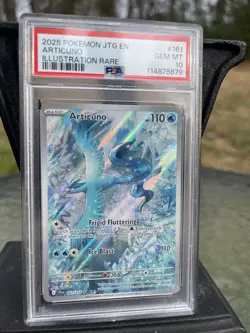 Pokemon Articuno 161/159 Illustration Rare Sv09: Journey Together PSA 10 - Image 1