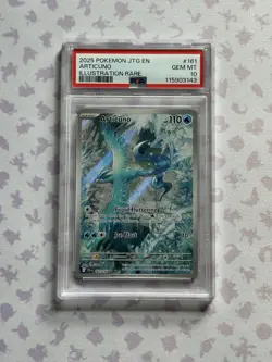Pokemon TCG Articuno 161/159 Sv09: Journey Together Holo PSA 10 - Image 1