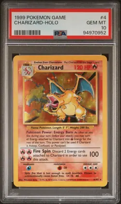 PSA 10 GEM MINT Pokemon CHARIZARD and BLASTOID Holo Base Set (higher cert. ) - Image 1