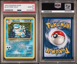 PSA 10 GEM MINT Pokemon CHARIZARD and BLASTOID Holo Base Set (higher cert. ) - Image 4