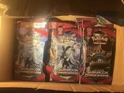 4 Pokemon TCG: Sun & Moon Crimson Invasion Sleeved Booster Packs - Image 4