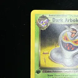 1st Edition Dark Arbok 19/82 Team Rocket Set Rare Vintage Pokemon Card 💎🔥🏅 - Image 2