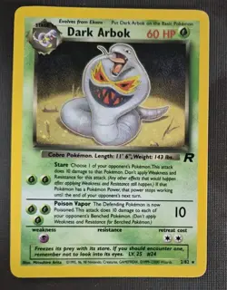 Pokemon TCG - Dark Arbok 2/82 - Date Error 1999-23000 - Team Rocket Holo Rare NM - Image 1