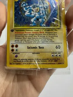 Pokemon Machamp 8/102 Base Set 1st Edition Holo NEW FACTORY SEALED! - Image 3