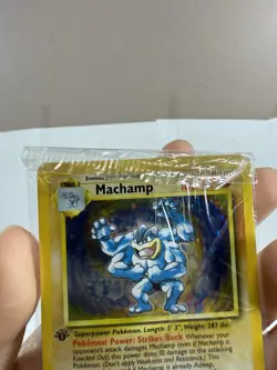 Pokemon Machamp 8/102 Base Set 1st Edition Holo NEW FACTORY SEALED! - Image 4