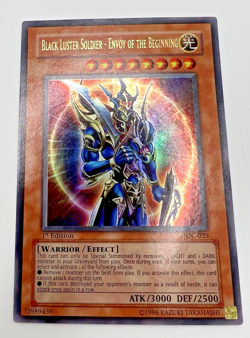 Yugioh - Black Luster Soldier-Envoy Of The Beginning (IOC-025 Ultra 1st Ed) MP - Image 2