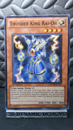 | Yugioh Thunder King Rai-Oh RYMP-EN074 1st Edition Ra Yellow Mega Pack LP/PL | - Image 1