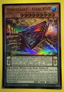 YuGiOh ~ Enneacraft - Atori.MAR PHRE-EN022 1st Ed. Ultra Rare ~ Phantom Revenge - Image 1