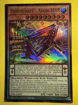 YuGiOh ~ Enneacraft - Atori.MAR PHRE-EN022 1st Ed. Ultra Rare ~ Phantom Revenge - Image 2