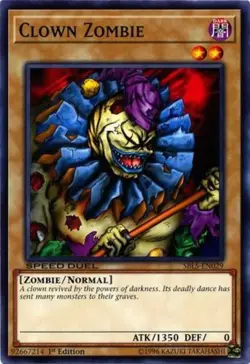 1x (NM) Clown Zombie - SBLS-EN029 - Common - 1st Edition YuGiOh - Image 1