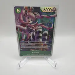 One Piece Perona OP14-033 SR AZURE SEA'S SEVEN ENGLISH OP14 Ships Immediately - Image 1