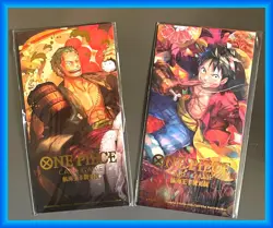 IN STOCK One Piece Game China Exclusive Zoro Luffy 2024New Year Red Packet Promo - Image 1