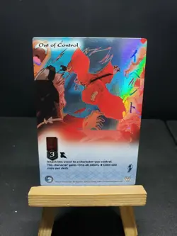 Out of Control no. 119 Ultra Rare Foil Inuyasha Score Trading Card Game TCG CCG - Image 1