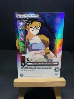 Koga, The Furious 118 Epic Rare Foil Inuyasha Score Trading Card Game TCG CCG - Image 1