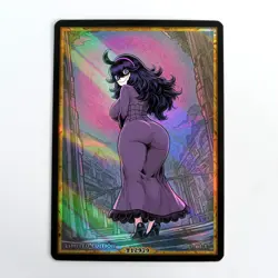 HEX MANIAC Waifu Anime Card LIMITED 1/1 Custom TCG Holo T12979 - Image 1