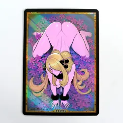 CYNTHIA Waifu Anime Card LIMITED 1/1 Custom TCG Holo Goddess Story ACG T12965 - Image 1