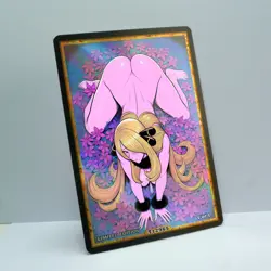 CYNTHIA Waifu Anime Card LIMITED 1/1 Custom TCG Holo Goddess Story ACG T12965 - Image 2