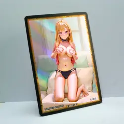 MARIN KITAGAWA Waifu Anime Card LIMITED 1/1 Custom TCG Holo T13057 - Image 2